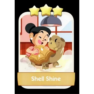 Shell Shine 3⭐ Monopoly Go Sticker