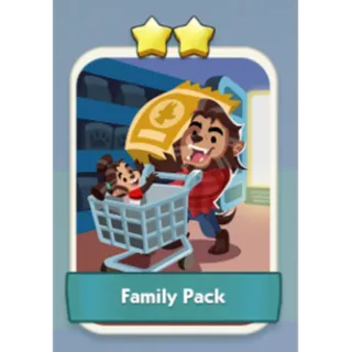Family Pack 2⭐ Monopoly Go Sticker Set 6