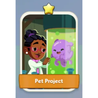 Pet Project 1⭐ Monopoly Go Sticker Set 4