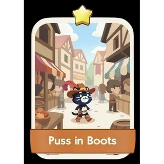Puss in Boots 1⭐ Monopoly Go Sticker