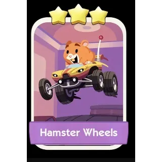 Hamster Wheels 3⭐ Monopoly Go Sticker