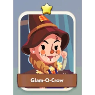 Glam-O-Crow 1⭐ Monopoly Go Sticker Set 1