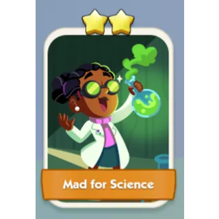 Mad for Science 2⭐ Monopoly Go Sticker Set 4