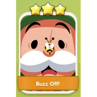 Buzz Off 3⭐ Monopoly Go Sticker Set 13