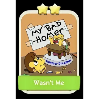 Wasnt me 2⭐ Monopoly Go Sticker