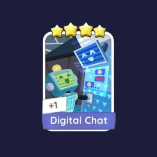 Digital Chat 4⭐ Monopoly Go Sticker