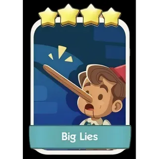 Big Lies 4⭐ Monopoly Go Sticker