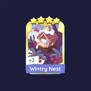 Wintry Nest 4⭐ Gold Sticker - Monopoly Go Golden Blitz