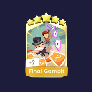 Final Gambit 5⭐ Gold Sticker - Monopoly Go Golden Blitz