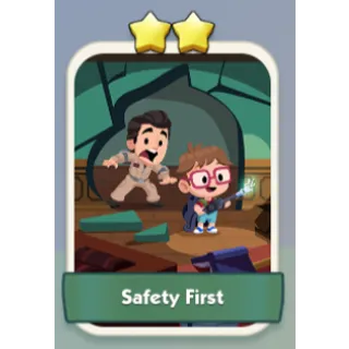 Safety First 2⭐ Monopoly Go Sticker Set 7