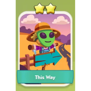 This Way 2⭐ Monopoly Go Sticker Set 8