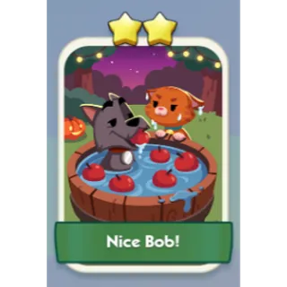 Nice Bob 2⭐ Monopoly Go Sticker Set 9