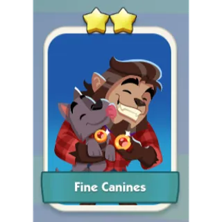 Fine Canines 2⭐ Monopoly Go Sticker Set 6