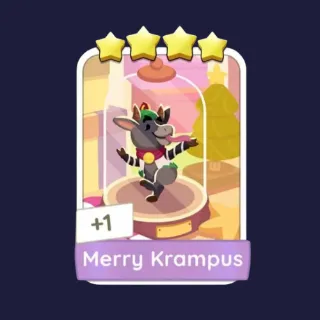 Merry Krampus 4⭐ Monopoly Go Sticker