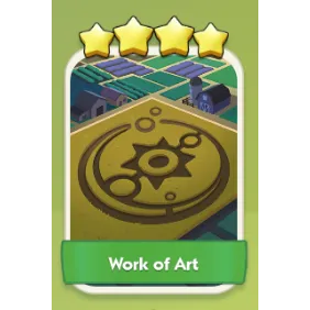 Work of Art 4⭐ Monopoly Go Sticker Set 19