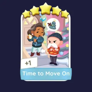 Time to move on 5⭐ Monopoly Go Sticker