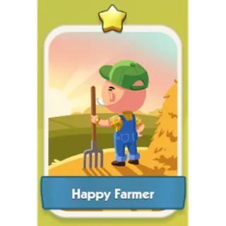 Happy Farmer 1⭐ Monopoly Go Sticker Set 2