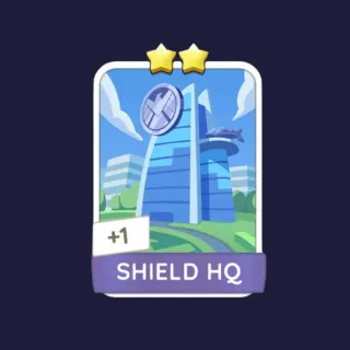 SHIELD HQ 2⭐ Monopoly Go Sticker