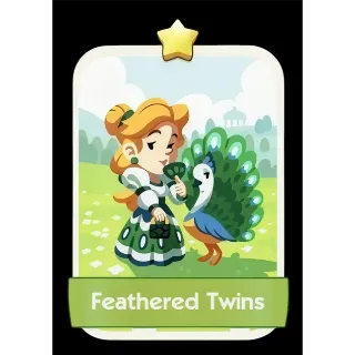 Feathered Twins 1⭐ Monopoly Go Sticker