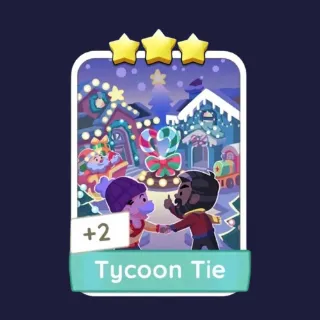 Tycoon Tie 3⭐ Monopoly Go Sticker