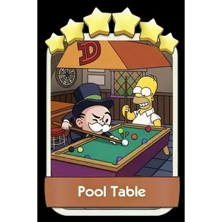 Pool Table 6 ⭐ Monopoly Go Sticker