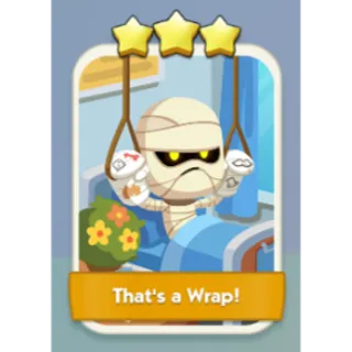 That's a Wrap 3⭐ Monopoly Go Sticker Set 10
