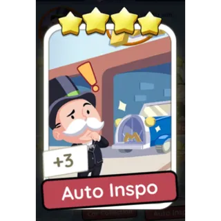 Auto Inspo 4⭐ Monopoly Go Sticker Bonus Set 