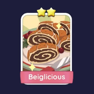 Beiglicious 2⭐ Monopoly Go Sticker