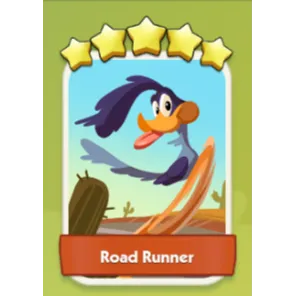 Road Runner 5⭐ Monopoly Go Sticker Set 21