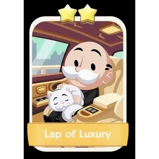 Lap of Luxury 2⭐ Monopoly Go Sticker