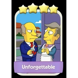 Unforgettable 4⭐ Monopoly Go Sticker