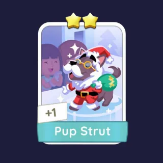 Pup Strut 2⭐ Monopoly Go Sticker