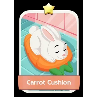 Carrot Cushion 1⭐ Monopoly Go Sticker