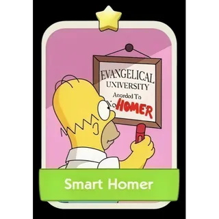 Smart Homer 1⭐ Monopoly Go Sticker