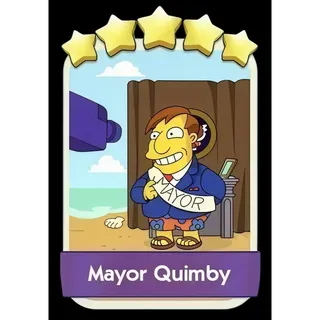 Mayor Quimby 5⭐ Monopoly Go Sticker