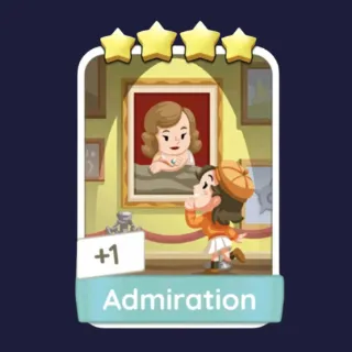 Admiration 4⭐ Monopoly Go Sticker