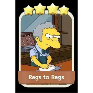 Rags to Rags 4⭐ Monopoly Go Sticker