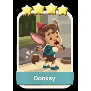 Donkey 4⭐ Monopoly Go Sticker