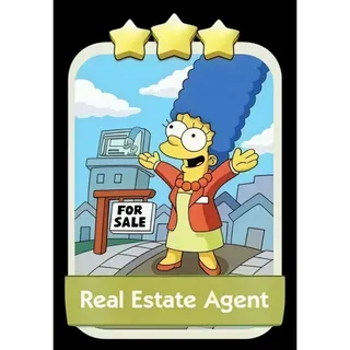 Real Estate Agent 3⭐ Monopoly Go Sticker
