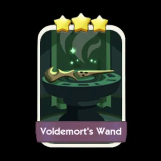 Voldemort's Wand 3⭐ Monopoly Go Sticker