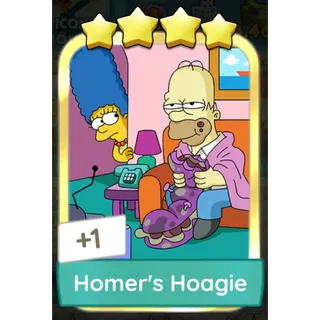 Homer's Hoagie 4⭐ Monopoly Go Gold Sticker Golden Blitz