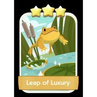Leap of Luxury 3⭐ Monopoly Go Sticker