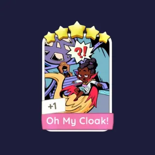 Oh My Cloak! 5⭐ Monopoly Go Sticker