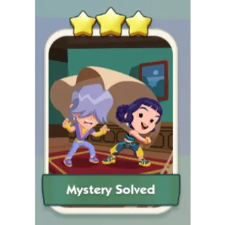Mystery Solved 3⭐ Monopoly Go Sticker Set 7