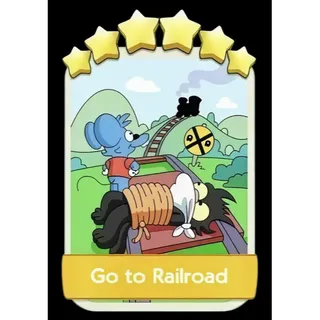 Go to Railroad 6 ⭐ Monopoly Go Sticker
