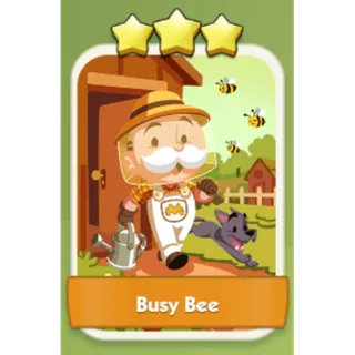 Busy Bee 3⭐ Monopoly Go Sticker Set 13