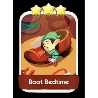 Boot Bedtime 3⭐ Monopoly Go Sticker