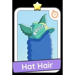 Hat Hair 1⭐ Monopoly Go Sticker