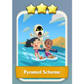 Pyramid Scheme 3⭐ Monopoly Go Sticker Set 10