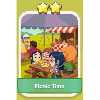 Picnic Time 2⭐ Monopoly Go Sticker Set 4
